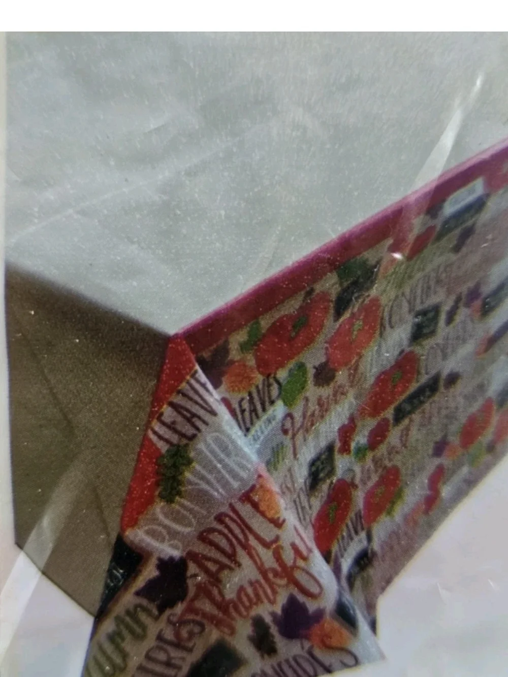 3 Thanksgiving Plastic Table Cloth Nappe Rectangle 54